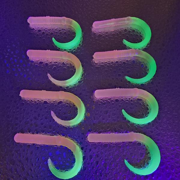 Wurmulus Slim 45mm - Essentials Gum - UV Aktiv Light Pink Green